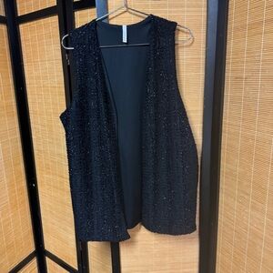 Gilli black Open Front Vest